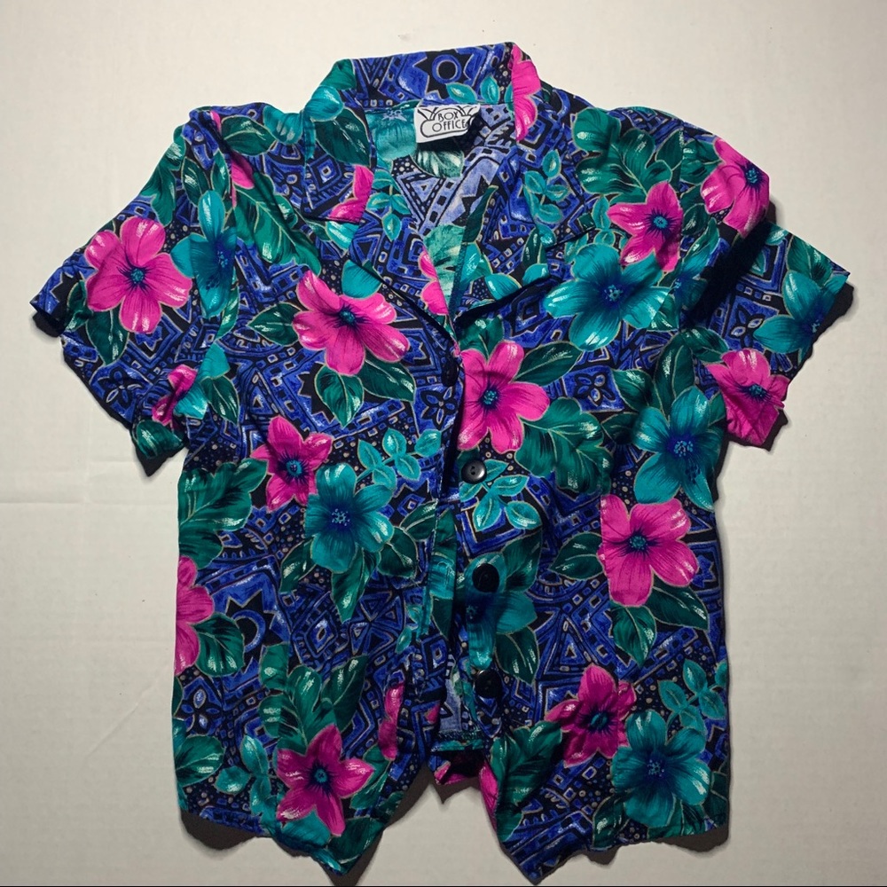 Vintage floral button down